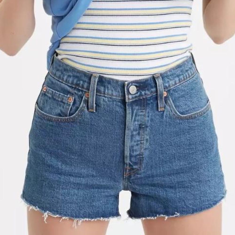 Levi's Levi Women's Classic Blue Denim Jean Shorts 29W